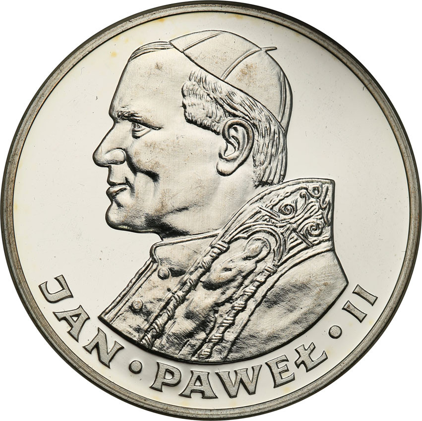 PRL. 100 złotych 1982 Jan Paweł II stempel zwykły